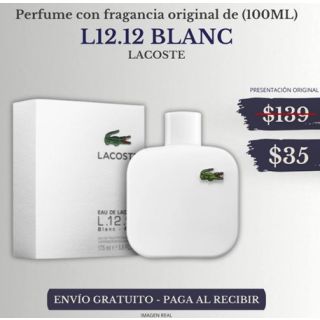 PERFUME L12.12 BLANC TOP QUALITY (100ML) - LACOSTE 