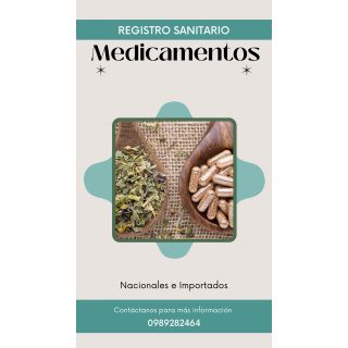 REGISTRO SANITARIO MEDICAMENTOS