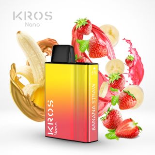 Kros Vape Nano 5000 Puffs Banana Straw