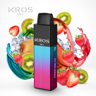 Kros Vape Mini 4000 Straw Kiwi Ice