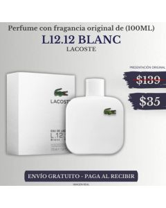 PERFUME L12.12 BLANC TOP QUALITY (100ML) - LACOSTE 